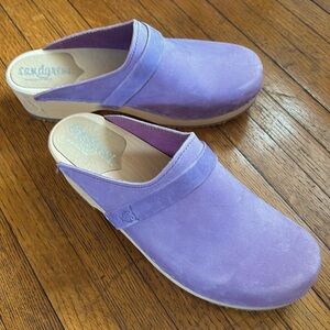 SANDGRENS TOKYO CLASSIC CLOG MULE RARE LAVENDER NWOT